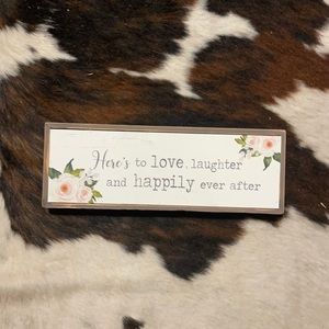 Cute home decor sign